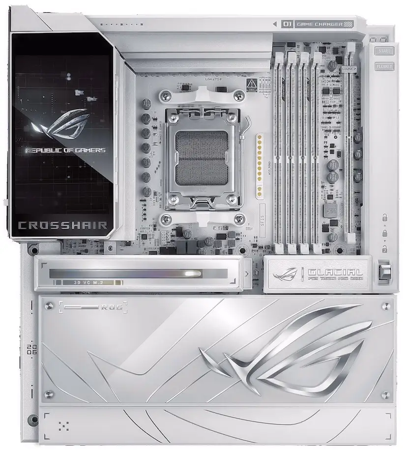 Montaje Placa Base ASUS ROG CROSSHAIR X870E GLACIAL Somosaguas Pozuelo de Alarcón Informático Somosaguas Pozuelo de Alarcón - Montaje Placa Base ASUS ROG CROSSHAIR X870E GLACIAL Somosaguas Pozuelo de Alarcón